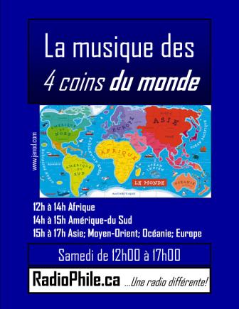ÉMISSION Musique des 4 coins du monde2021